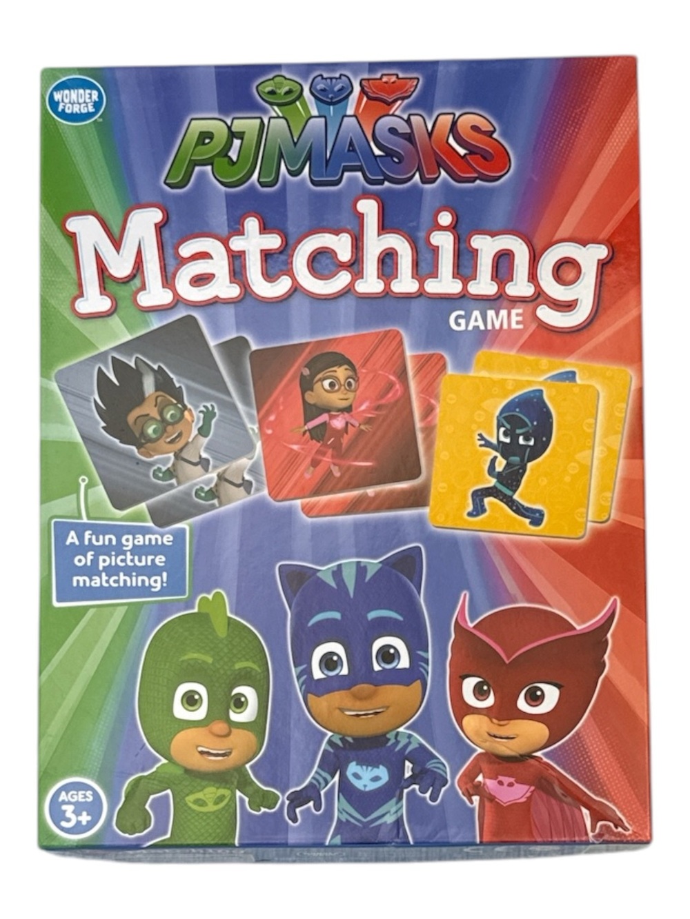 PJ Masks Wonder Forge Matching Memory Game 72 Tiles Complete Ages 3+ Size OS